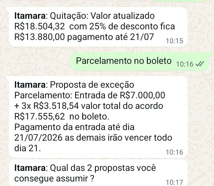 Pagamento de aluguel